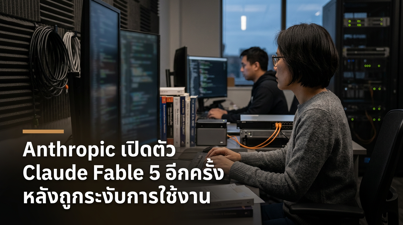 Anthropic เปิดตัว Claude Fable 5 อีกครั้ง หลังถูกระงับการใช้งาน