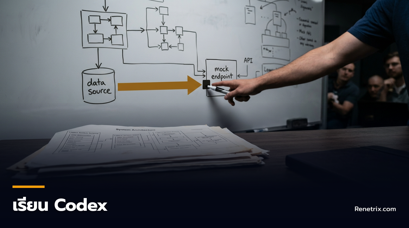 วิธีใช้ Codex สร้าง Mock API ใน 5 นาทีด้วยเทคนิค Context Anchoring สำหรับทีมพัฒนา